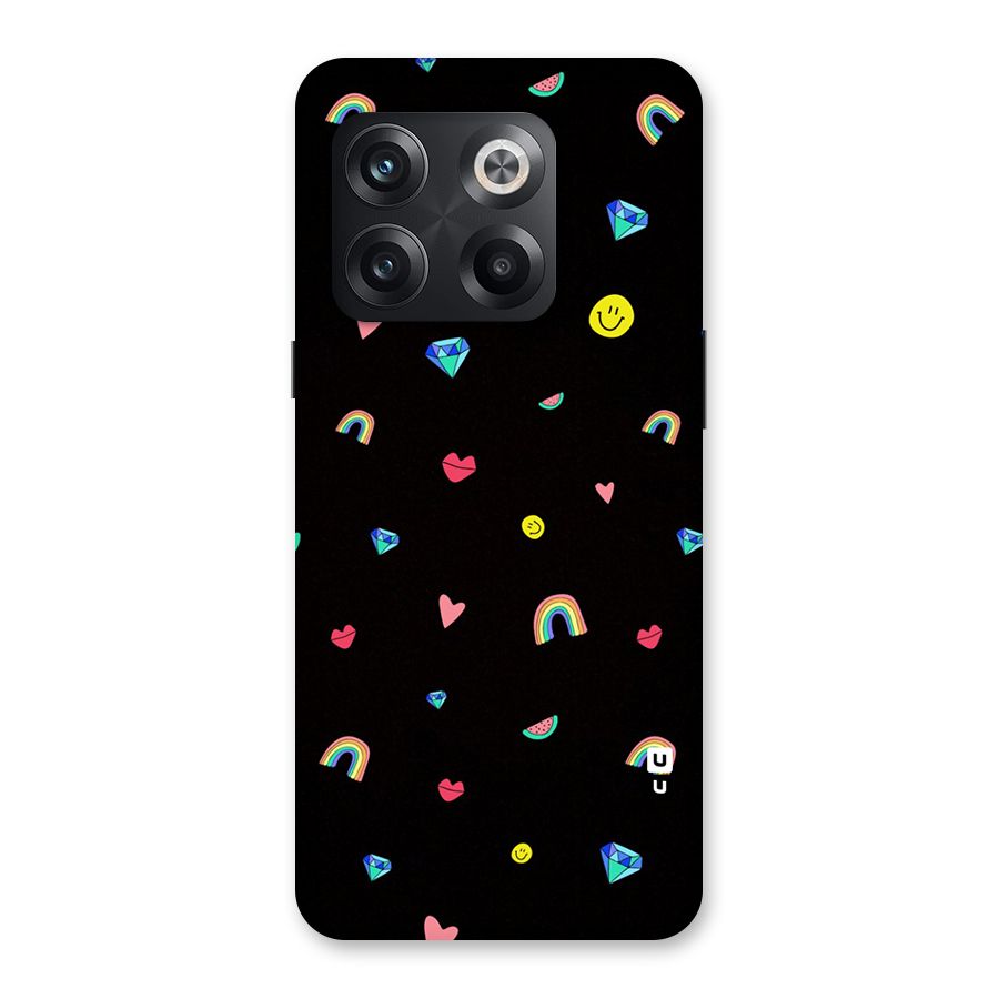 Cute Multicolor Shapes Back Case for OnePlus 10T
