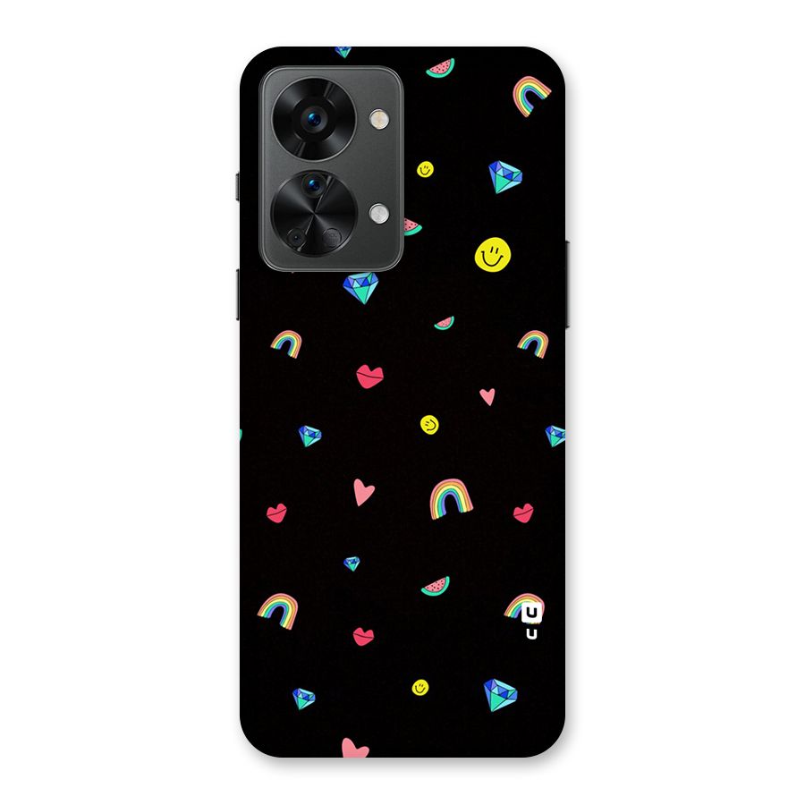 Cute Multicolor Shapes Back Case for OnePlus Nord 2T