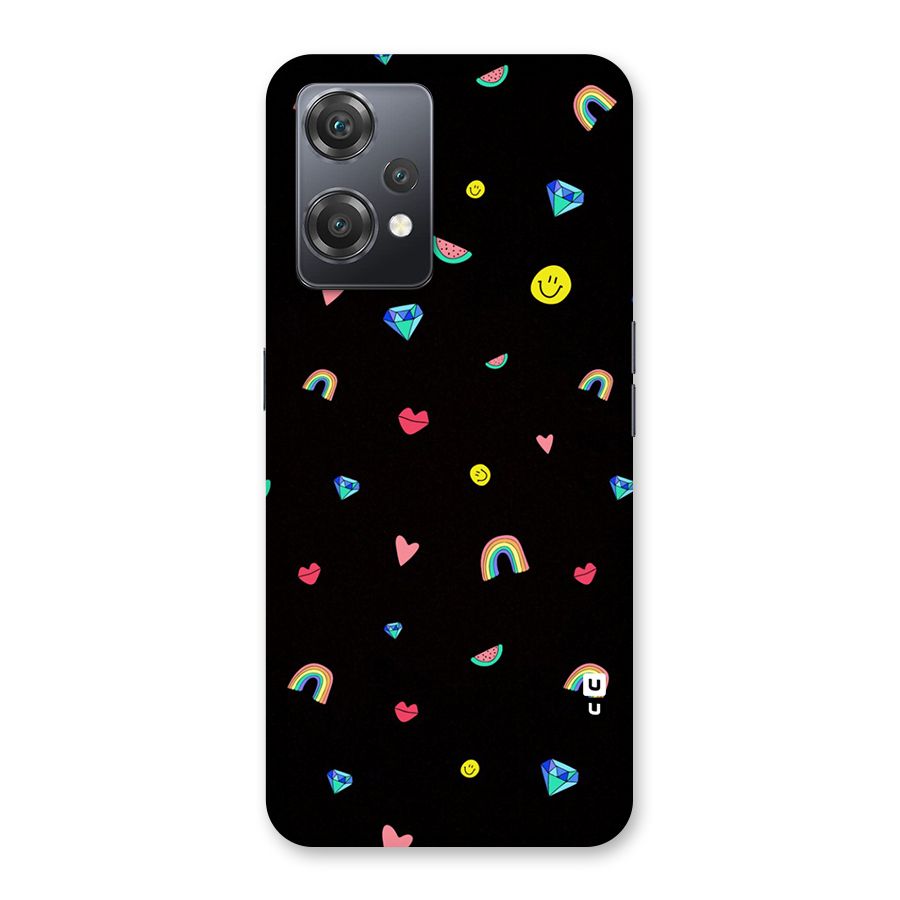 Cute Multicolor Shapes Back Case for OnePlus Nord CE 2 Lite 5G