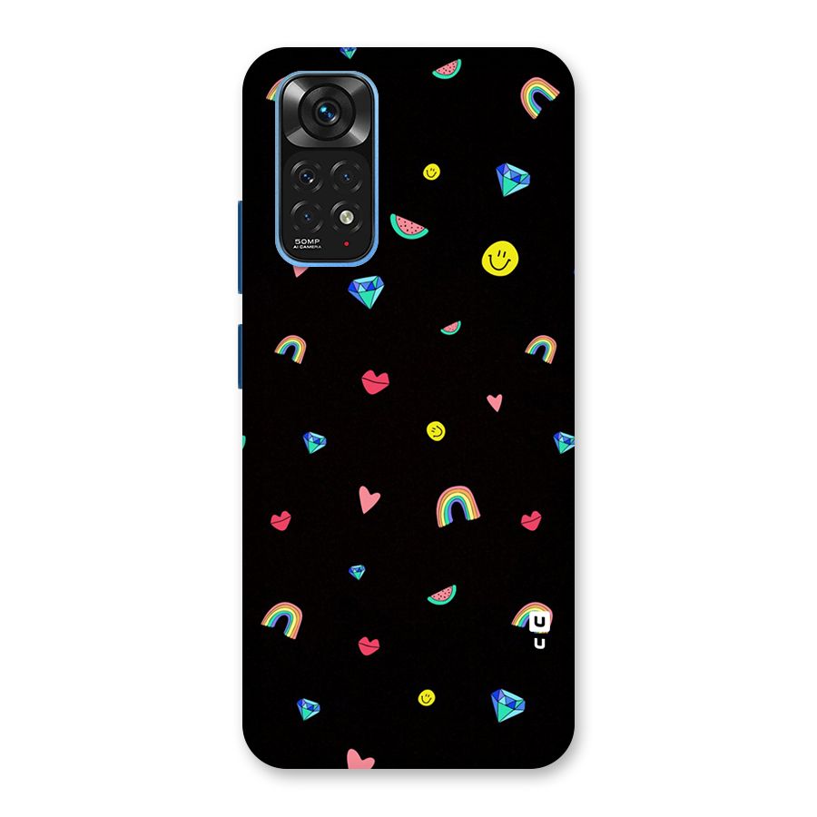 Cute Multicolor Shapes Back Case for Redmi Note 11S