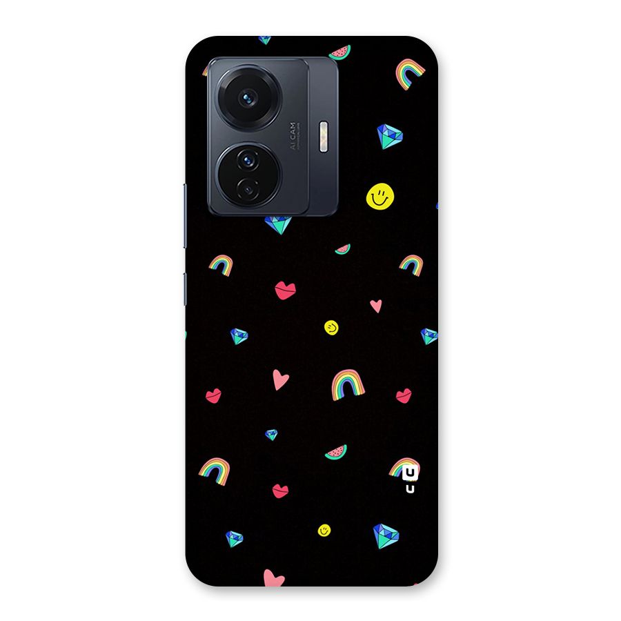 Cute Multicolor Shapes Back Case for Vivo T1 Pro