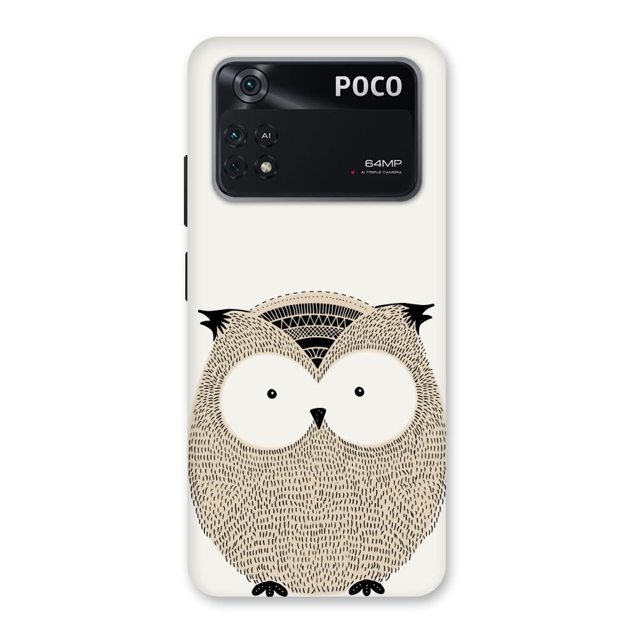 Cute Owl Back Case for Poco M4 Pro 4G