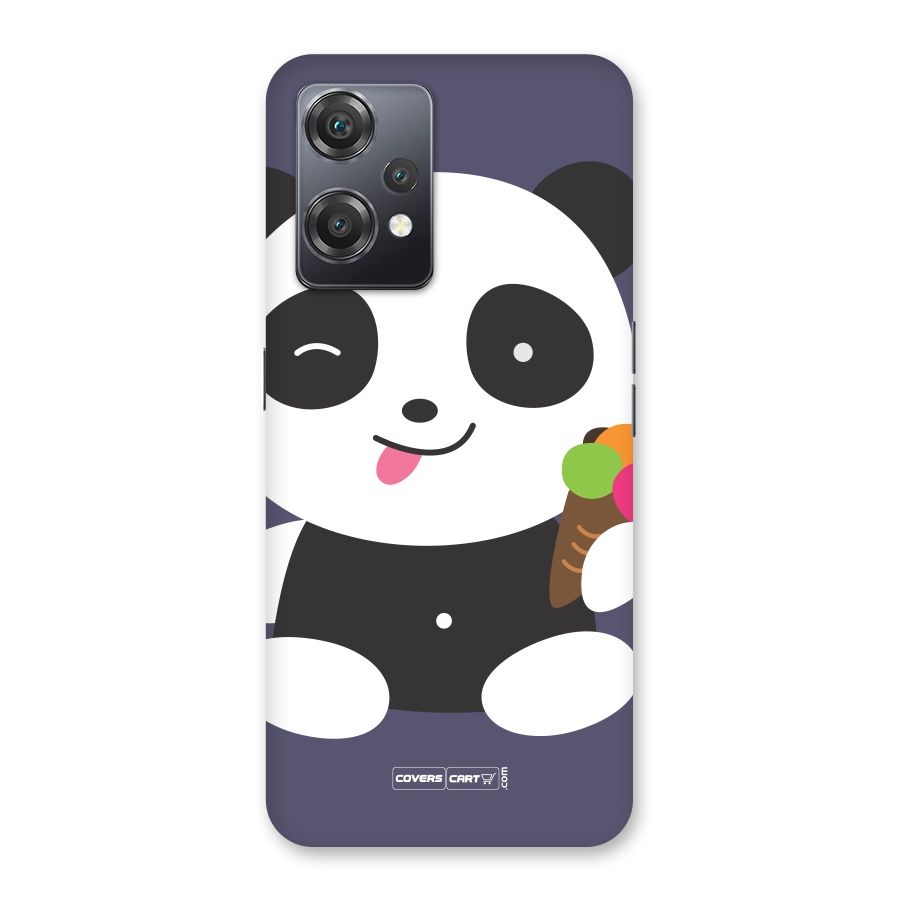 Cute Panda Blue Back Case for OnePlus Nord CE 2 Lite 5G