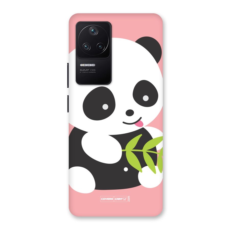 Cute Panda Pink Back Case for Poco F4 5G