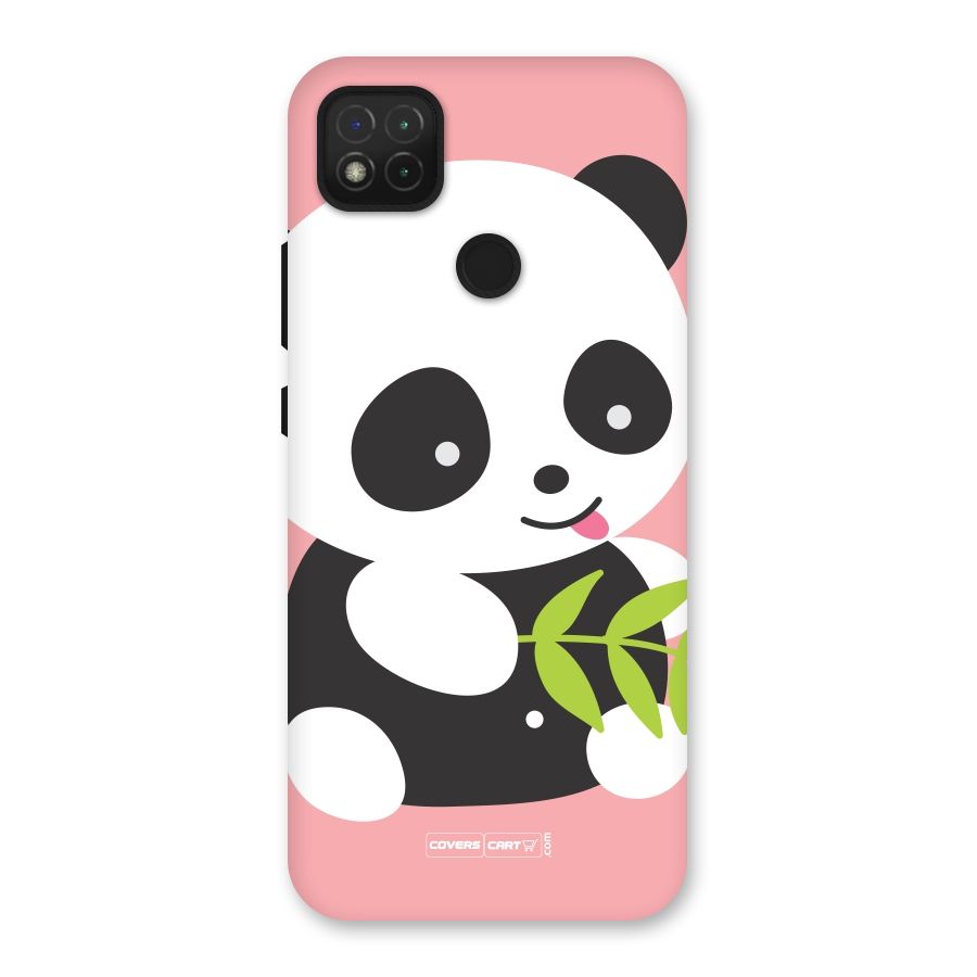 Cute Panda Pink Back Case for Redmi 9 Activ