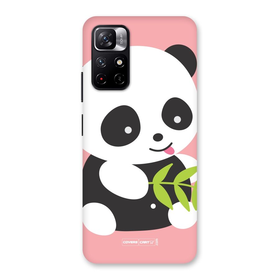 Cute Panda Pink Back Case for Redmi Note 11T 5G