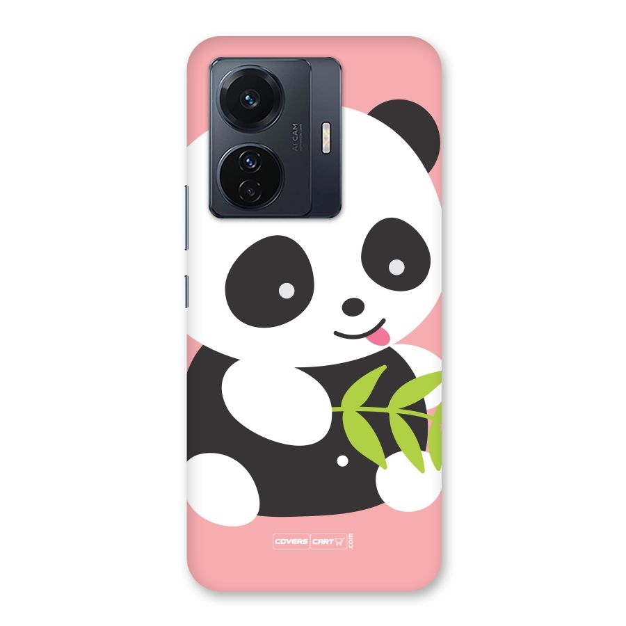 Cute Panda Pink Back Case for Vivo T1 Pro