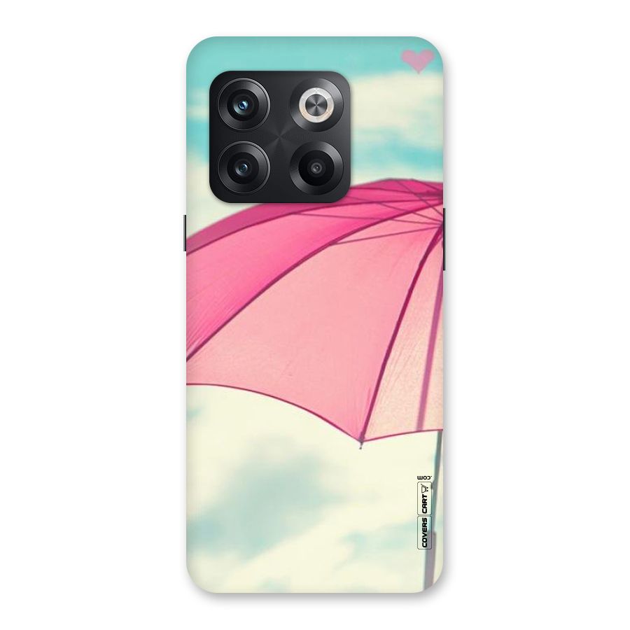 Cute Pink Umbrella Back Case for OnePlus 10T