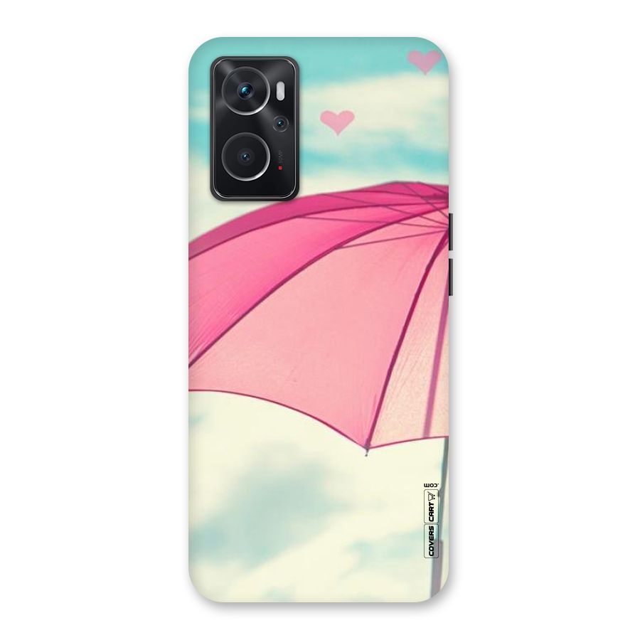 Cute Pink Umbrella Back Case for Oppo K10 4G