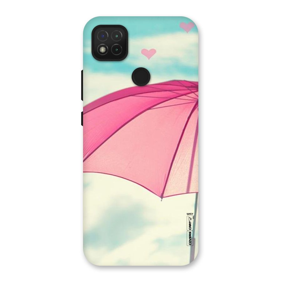Cute Pink Umbrella Back Case for Redmi 9 Activ