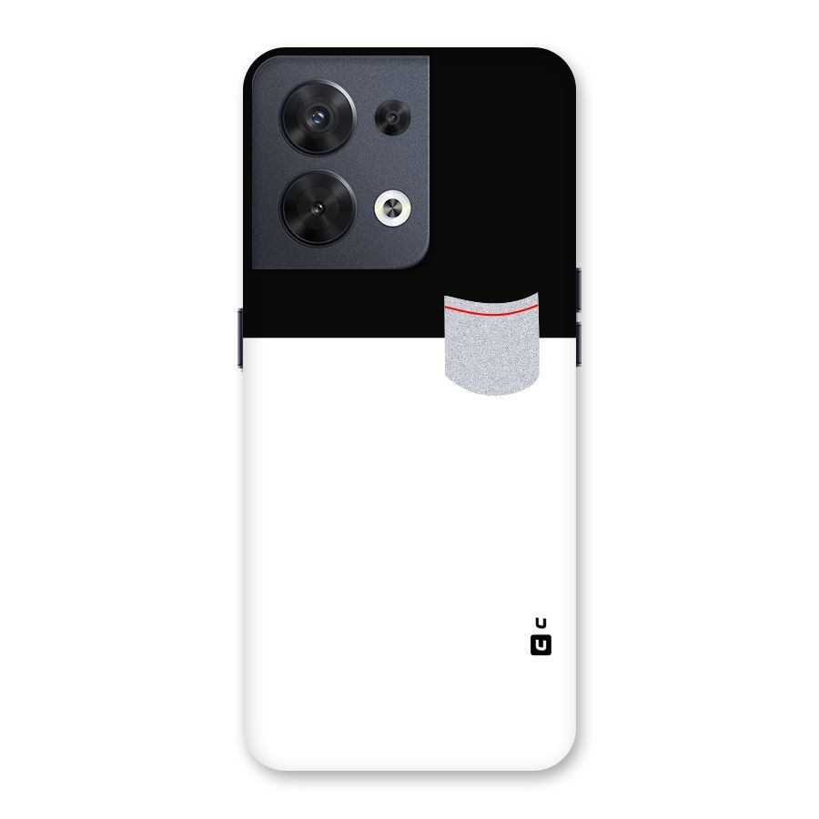 Cute Pocket Simple Back Case for Oppo Reno8 5G