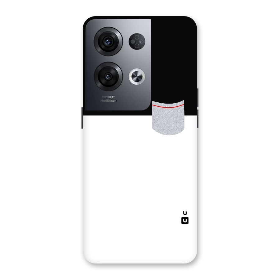 Cute Pocket Simple Back Case for Oppo Reno8 Pro 5G