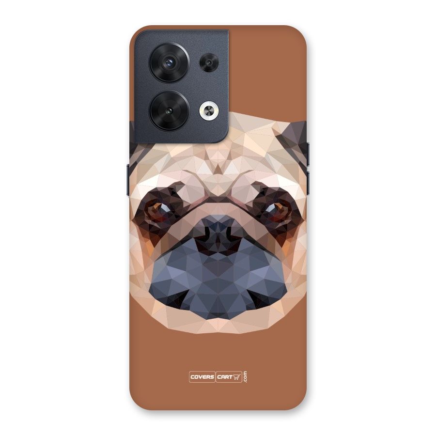 Cute Pug Back Case for Oppo Reno8 5G