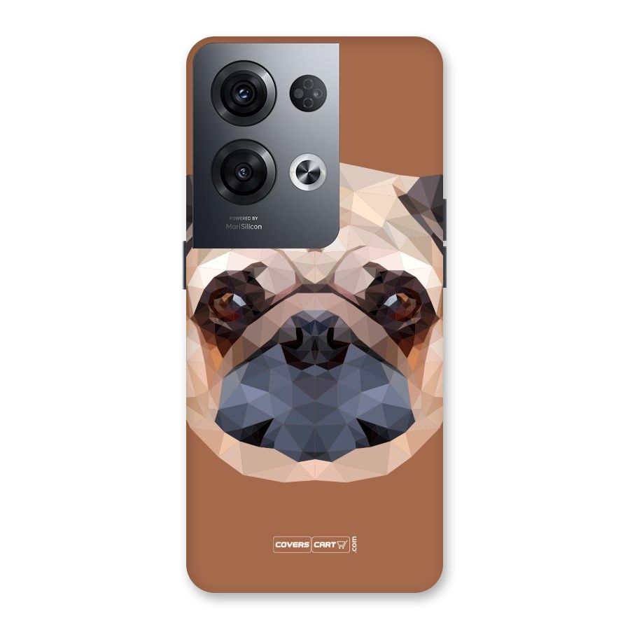 Cute Pug Back Case for Oppo Reno8 Pro 5G