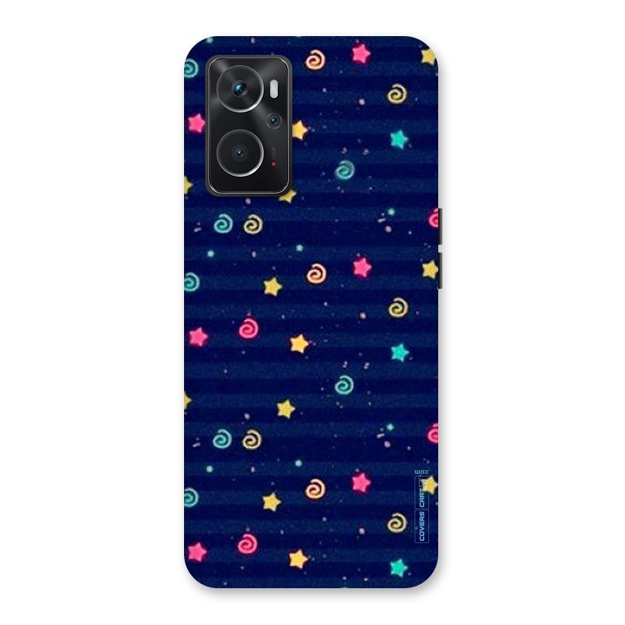 Cute Stars Design Back Case for Oppo K10 4G