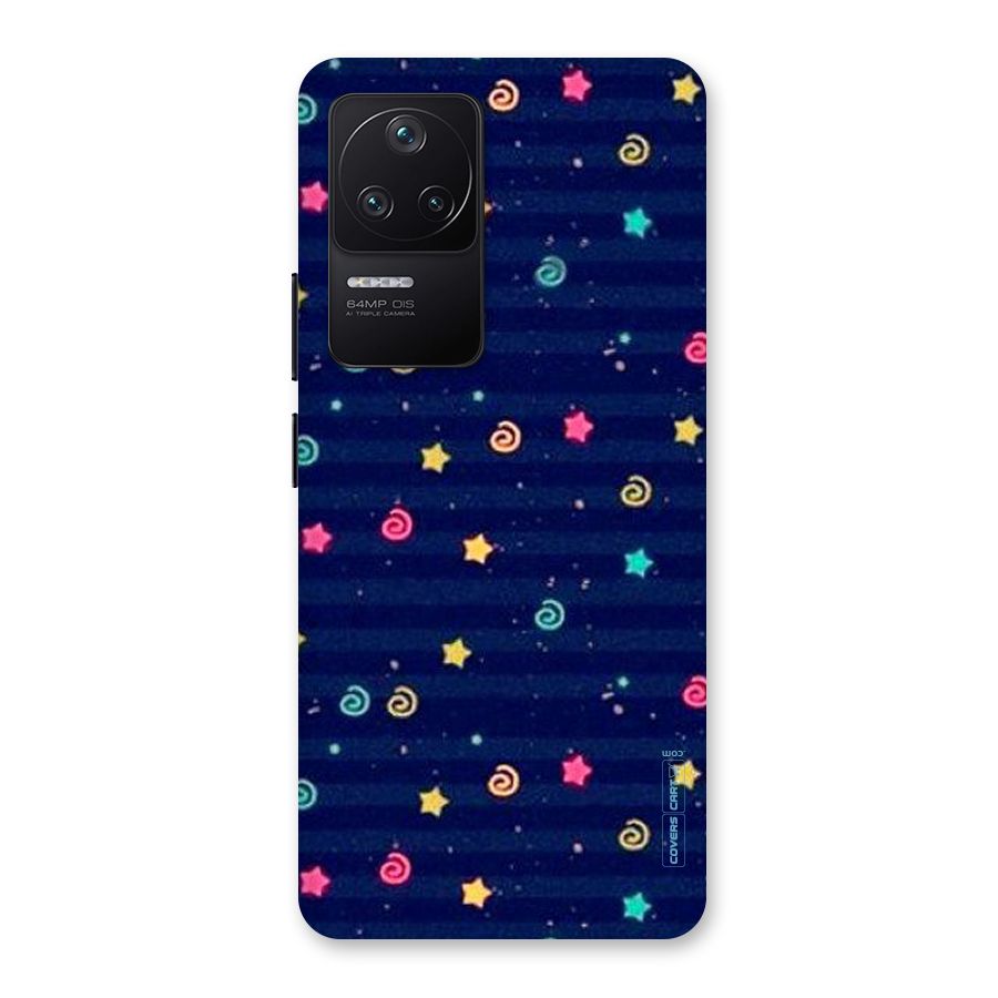Cute Stars Design Back Case for Poco F4 5G