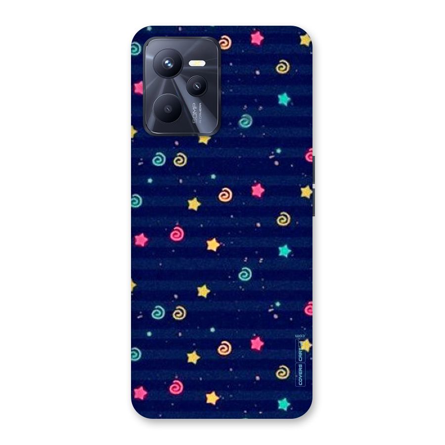 Cute Stars Design Back Case for Realme C35