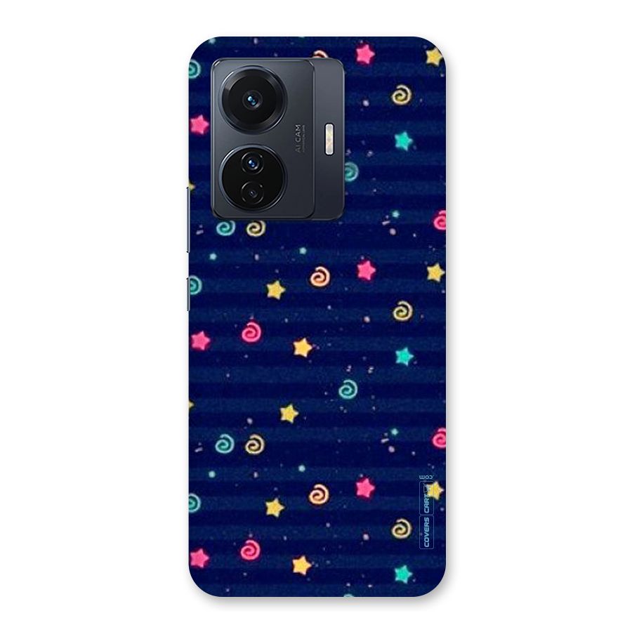 Cute Stars Design Back Case for Vivo T1 Pro