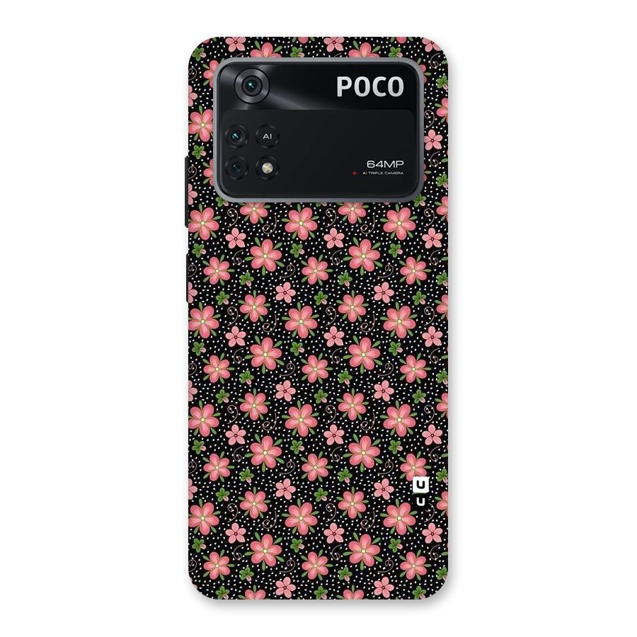 Cute Tiny Flowers Back Case for Poco M4 Pro 4G
