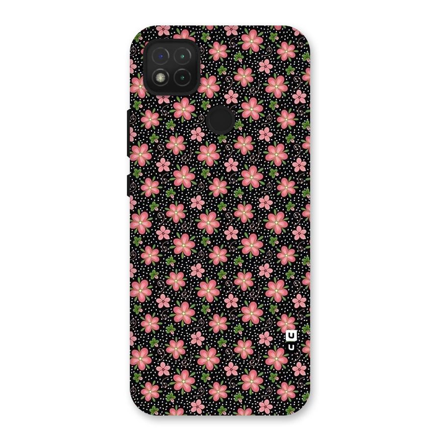 Cute Tiny Flowers Back Case for Redmi 9 Activ