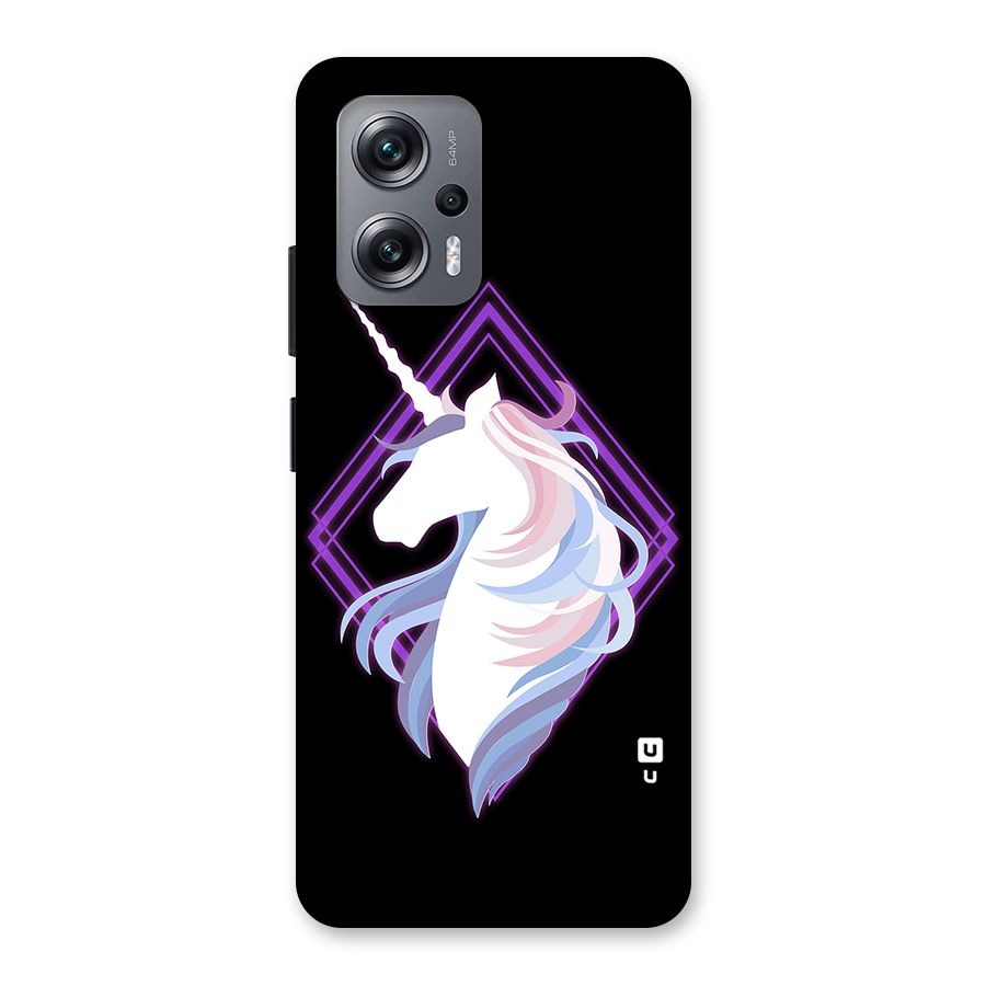 Cute Unicorn Illustration Back Case for Redmi K50i