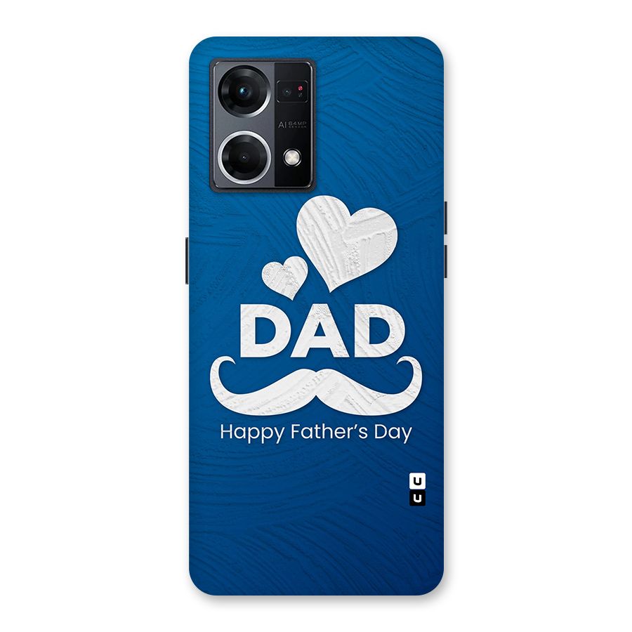 Dad Happy Fathers Day Glass Back Case for Oppo F21 Pro 5G