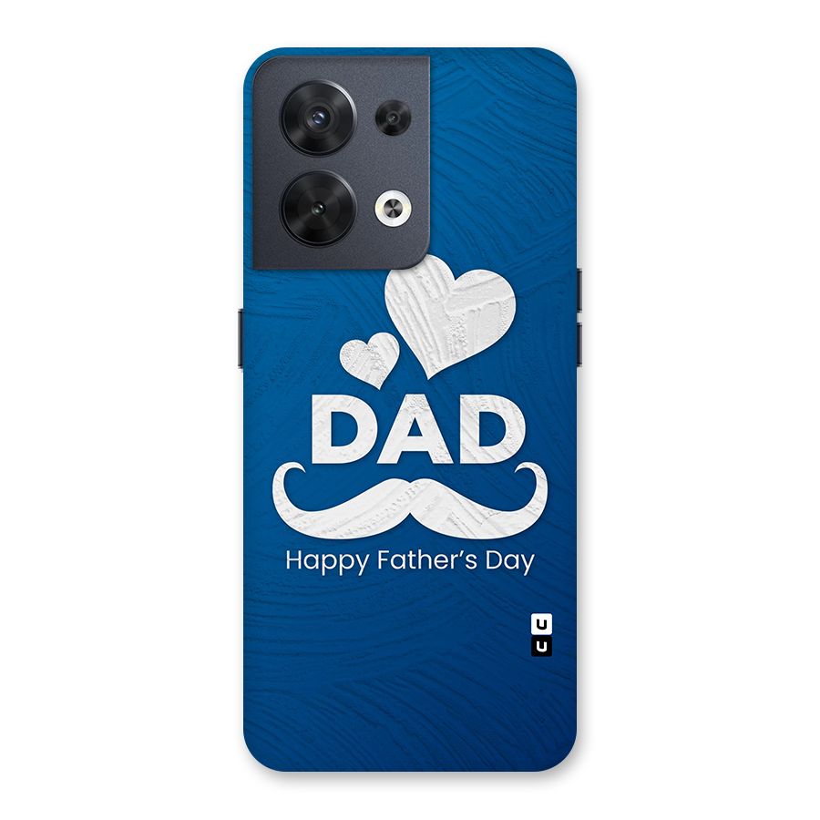 Dad Happy Fathers Day Back Case for Oppo Reno8 5G