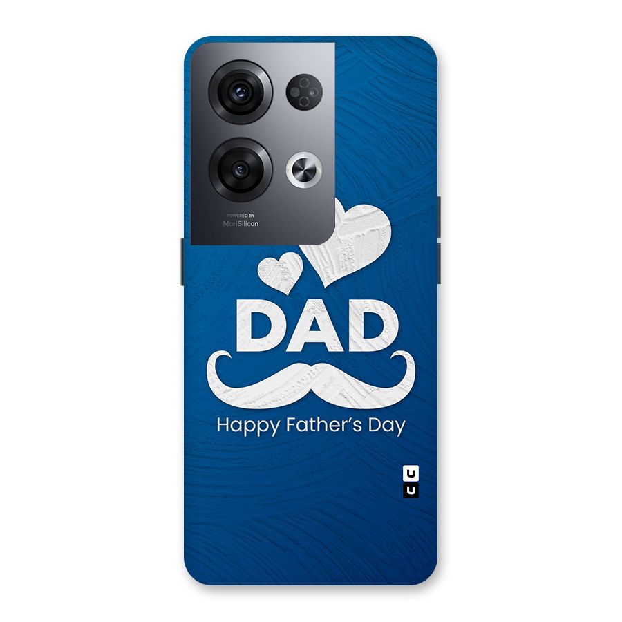 Dad Happy Fathers Day Back Case for Oppo Reno8 Pro 5G