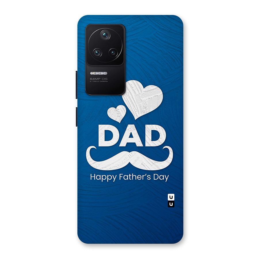 Dad Happy Fathers Day Back Case for Poco F4 5G