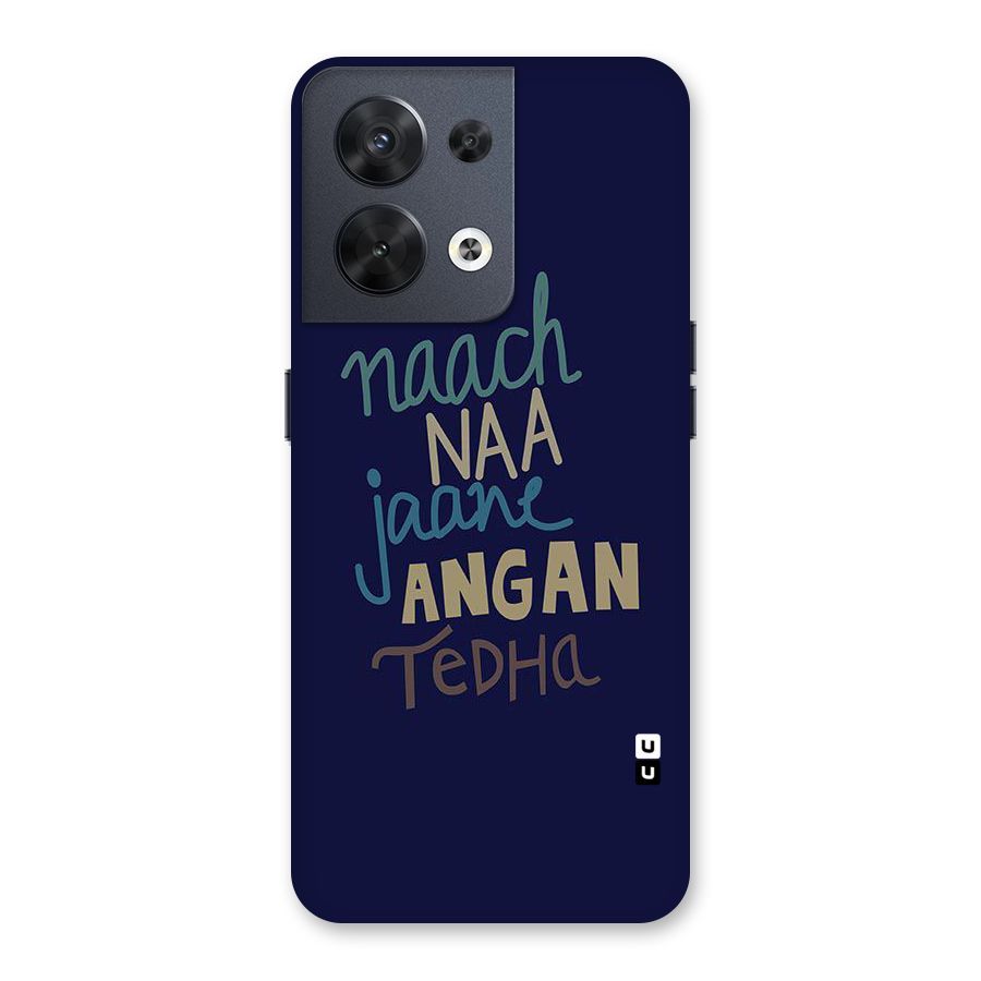 Dance Words Back Case for Oppo Reno8 5G