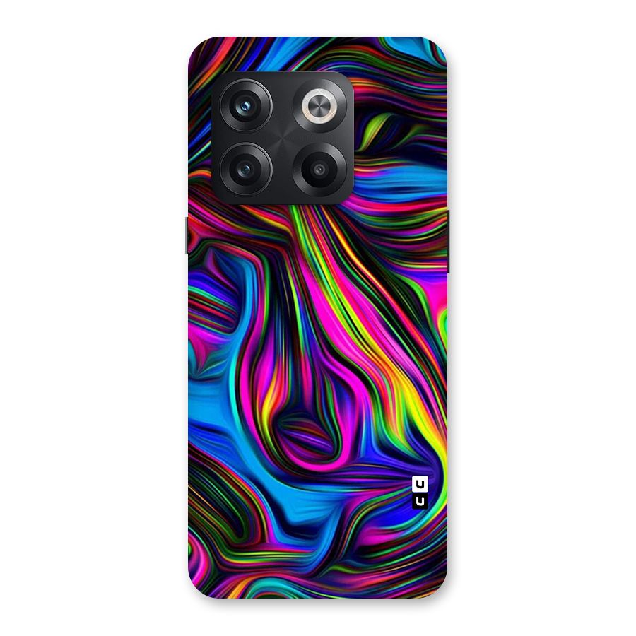 Dark Colorful Oil Abstract Back Case for OnePlus 10T