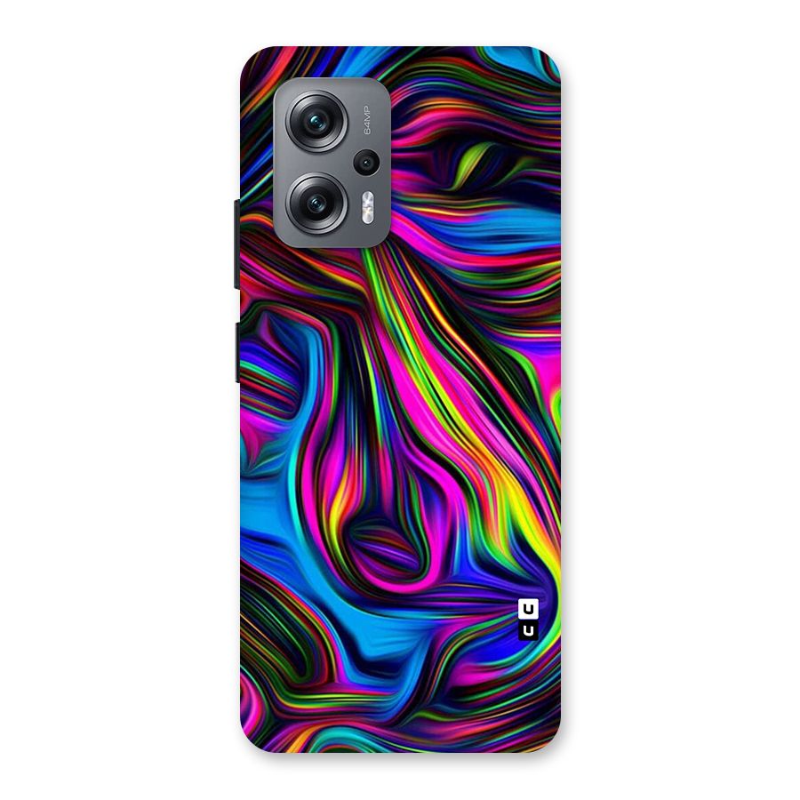 Dark Colorful Oil Abstract Back Case for Redmi K50i