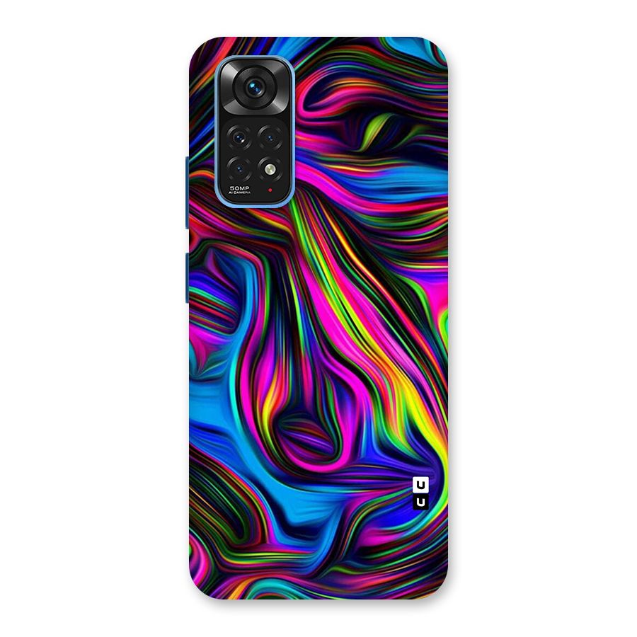 Dark Colorful Oil Abstract Back Case for Redmi Note 11S