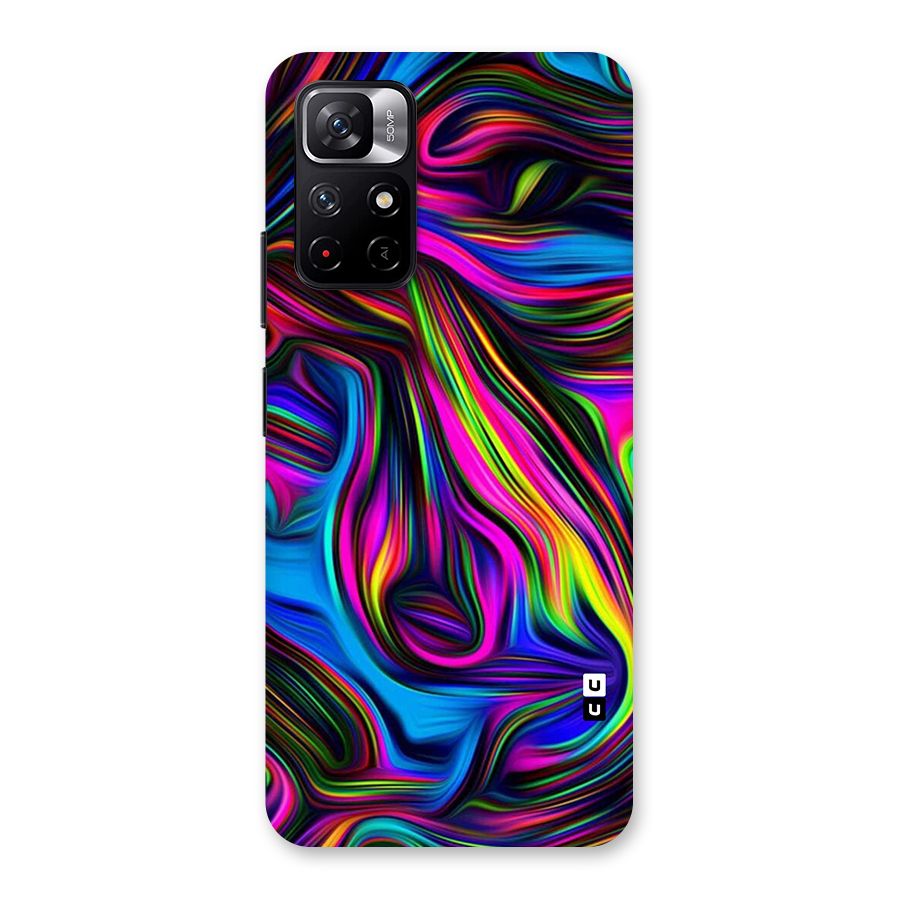 Dark Colorful Oil Abstract Back Case for Redmi Note 11T 5G