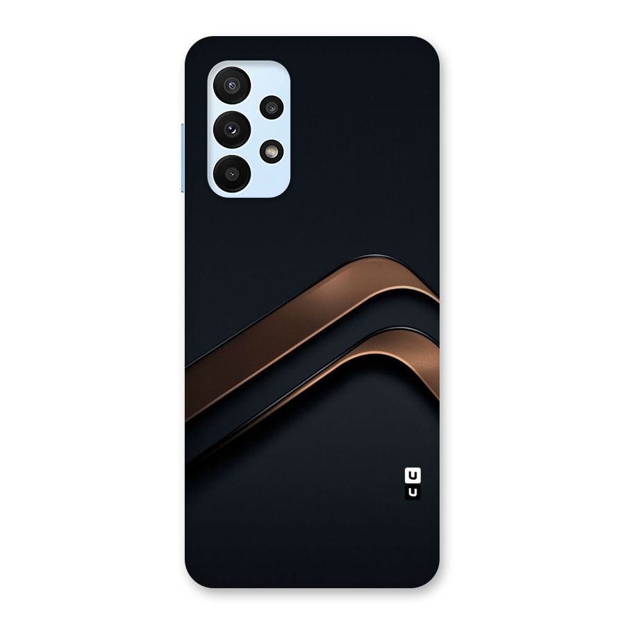 Dark Gold Stripes Back Case for Galaxy A23