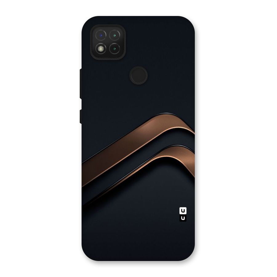 Dark Gold Stripes Back Case for Redmi 9 Activ