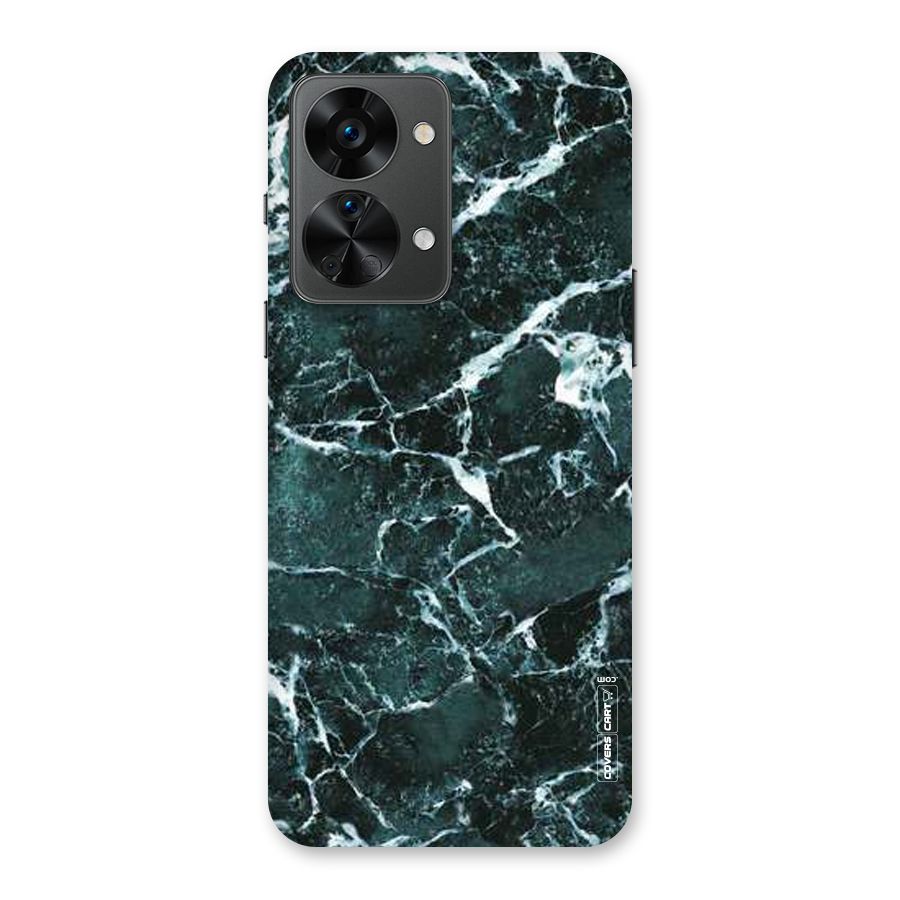 Dark Green Marble Back Case for OnePlus Nord 2T