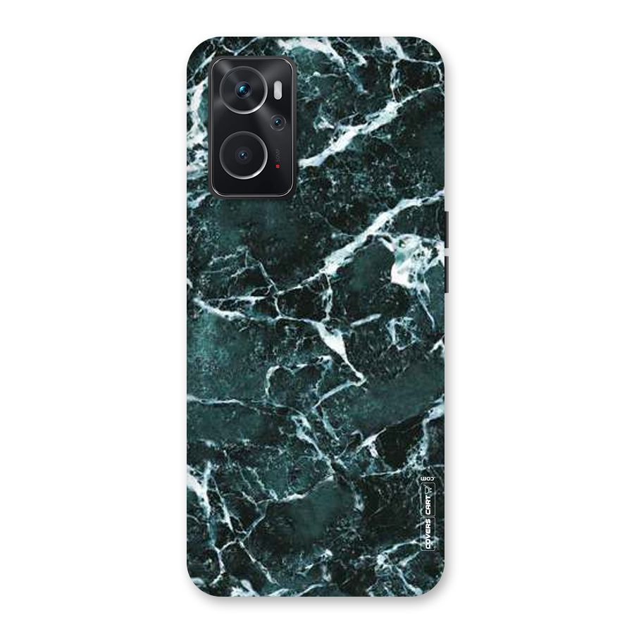 Dark Green Marble Back Case for Oppo K10 4G