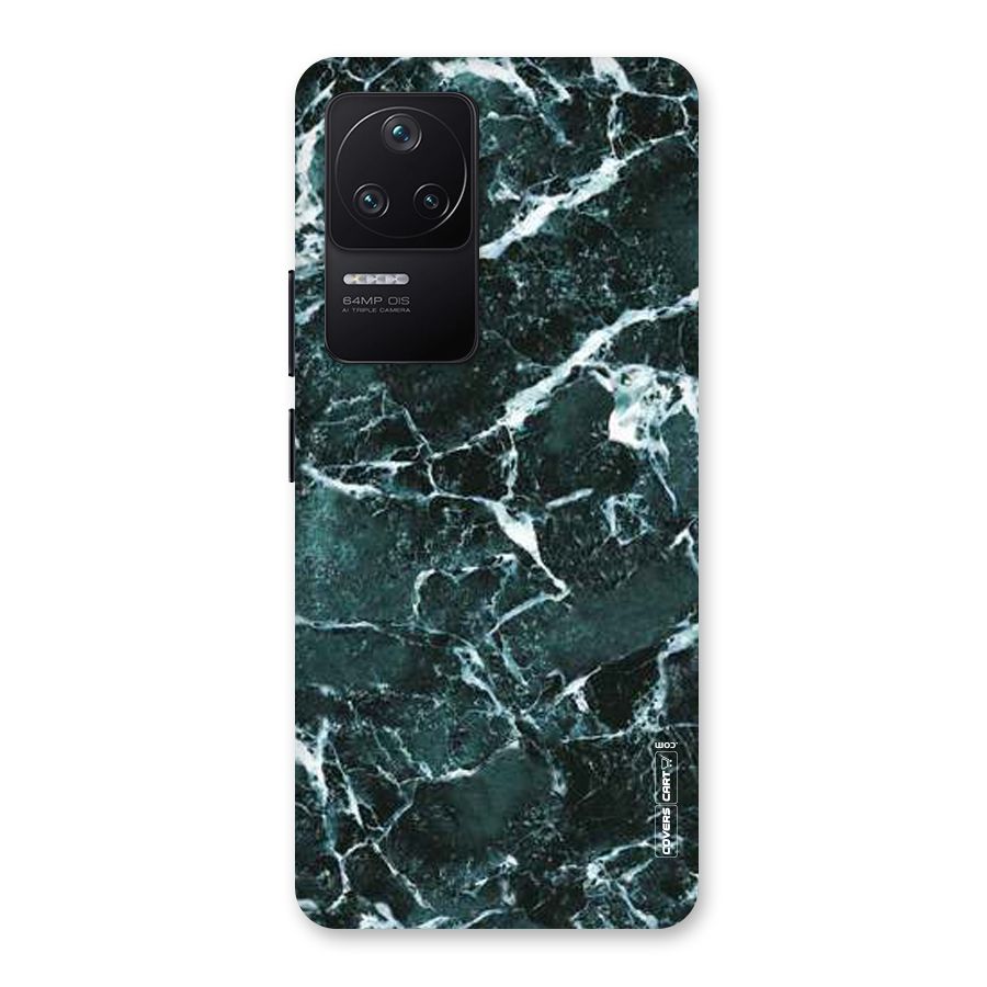 Dark Green Marble Back Case for Poco F4 5G