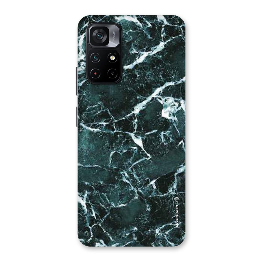 Dark Green Marble Back Case for Poco M4 Pro 5G