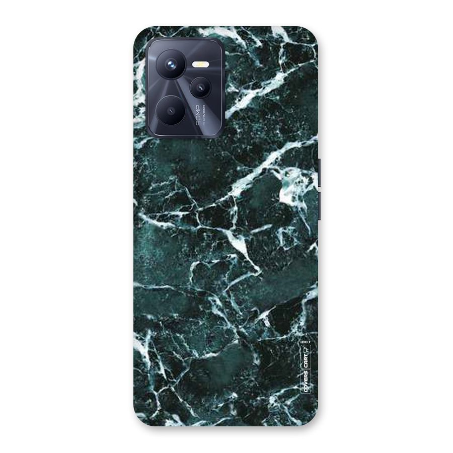 Dark Green Marble Back Case for Realme C35