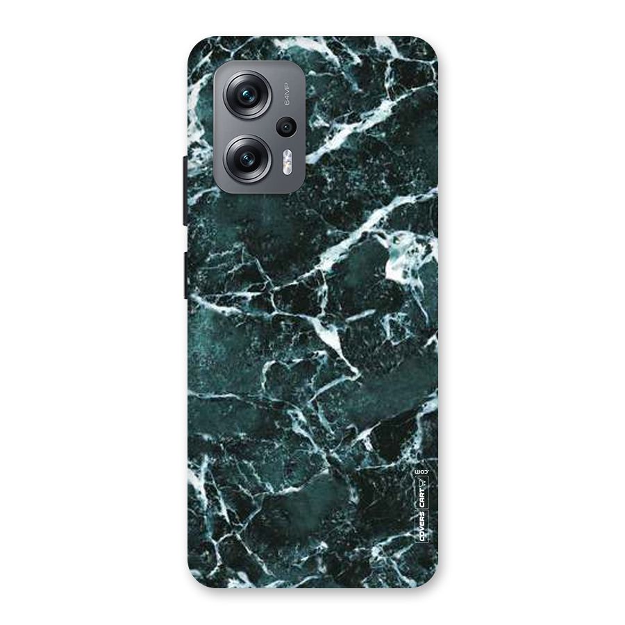Dark Green Marble Back Case for Redmi K50i
