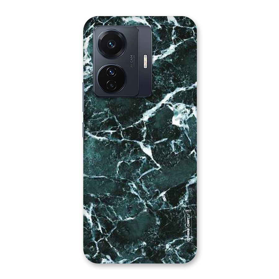 Dark Green Marble Back Case for Vivo T1 Pro