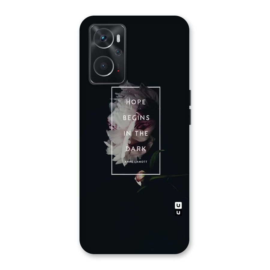 Dark Hope Back Case for Oppo K10 4G