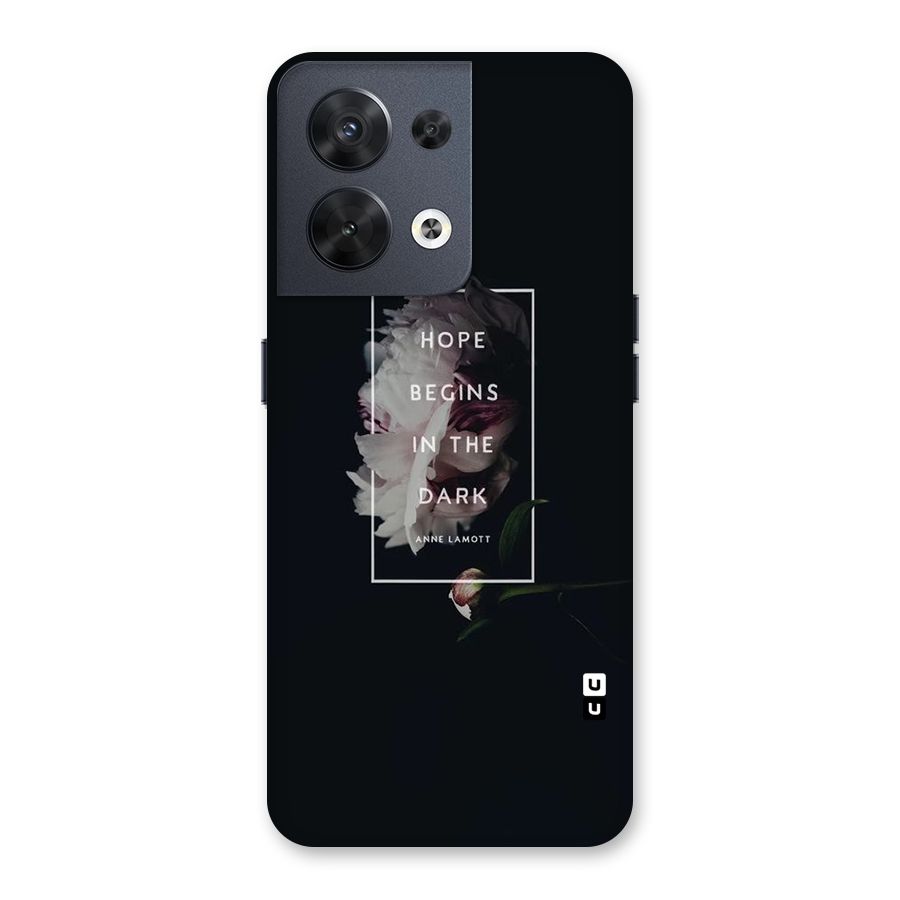 Dark Hope Back Case for Oppo Reno8 5G