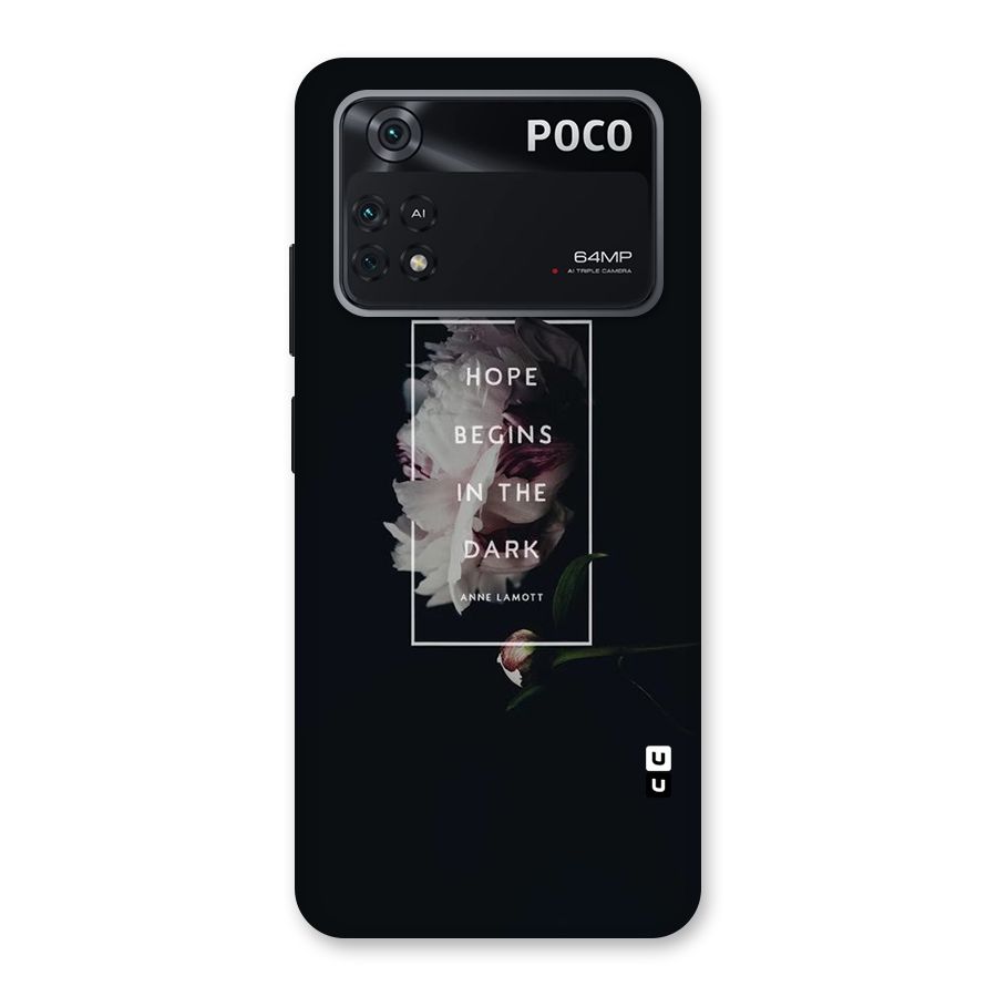 Dark Hope Back Case for Poco M4 Pro 4G