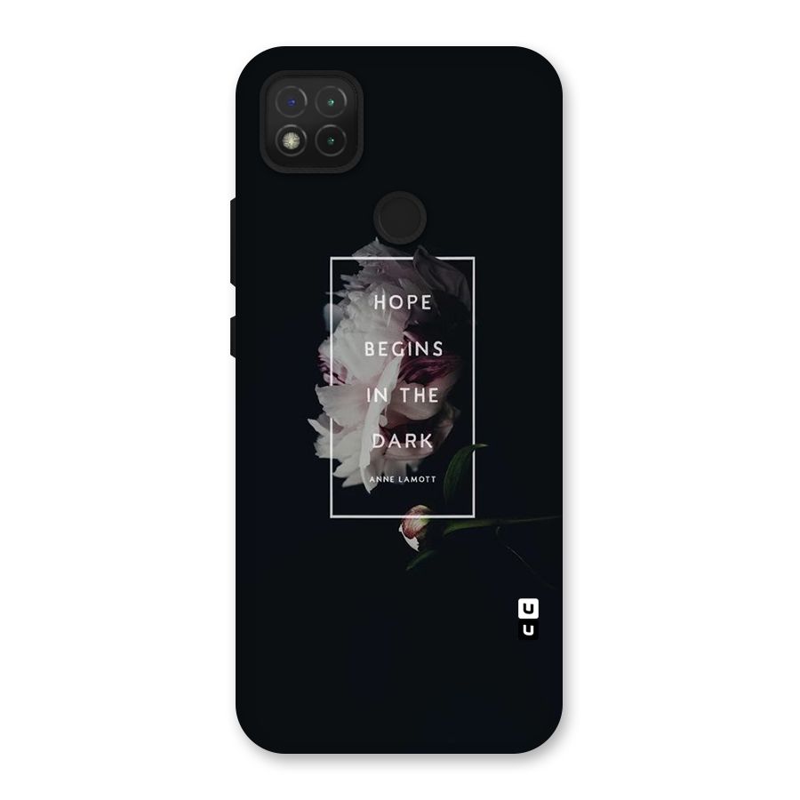Dark Hope Back Case for Redmi 9 Activ