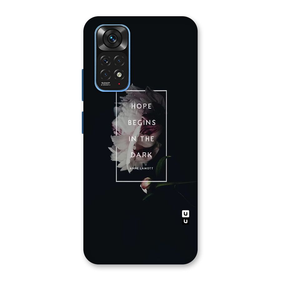 Dark Hope Back Case for Redmi Note 11S