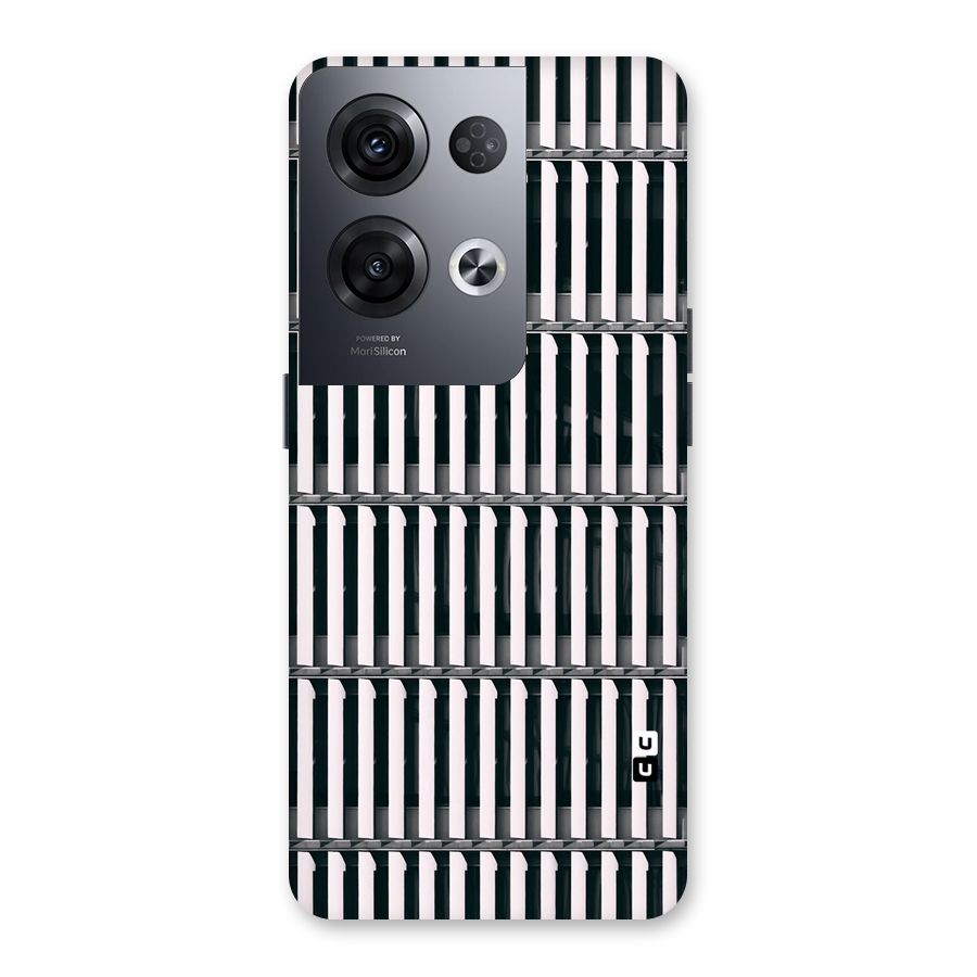 Dark Lines Pattern Back Case for Oppo Reno8 Pro 5G