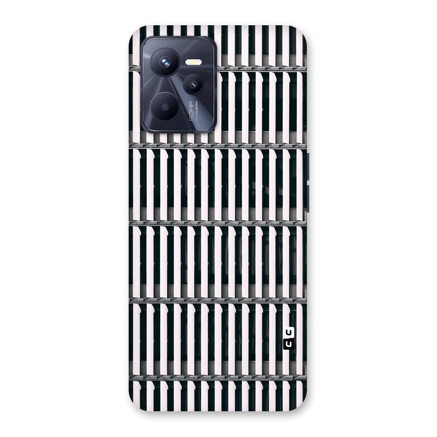 Dark Lines Pattern Back Case for Realme C35